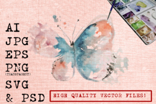 Abstract Butterfly Watercolor Illustrations Review