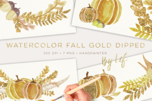 Fall Gold Dipped Clipart & Illustrations Review