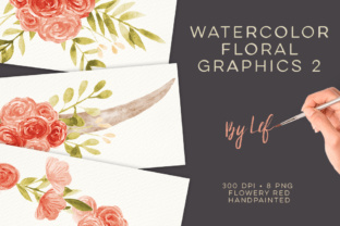 Lovely Red and Pink Watercolor Florals Review