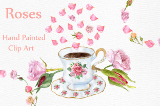 Roses Watercolor Clipart & Illustrations
