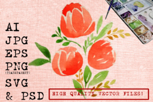 Roses Watercolor Illustrations Review