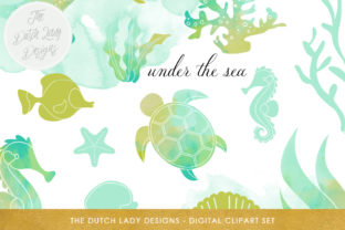 Sea Life Clipart Set: Under the Sea Illustrations