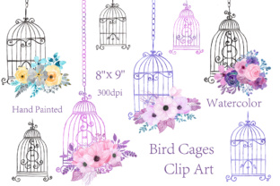 Watercolor Birdcage Clipart Embroidery Review