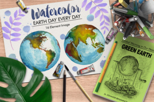 Watercolor Earth and Vector Illustrations Review