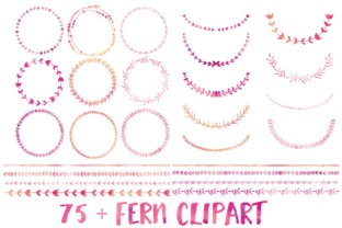 Watercolor Fern Clip Art & Illustrations Review