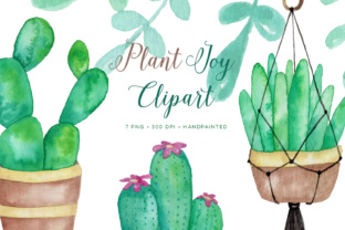 Watercolor Succulents and Cactus Illustrations