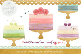 Watercolor Wedding Cake Illustrations Review