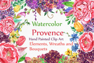 Watercolor Wedding Flowers Floral Clipart & Illustrations