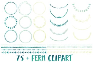 Watercolor Wreath Clipart & Illustrations